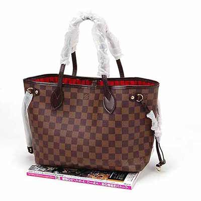 LV棋盤奢華LV時尚經典N51109棋格專用料頭層牛皮單肩包 手提包