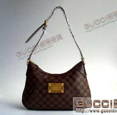 LV時尚熱消精致乖巧N48180棋格單肩包 手提包 女包