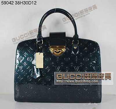 LV59042藍光 LV漆皮單肩包