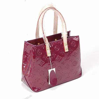 頭層牛皮漆皮女士單肩手提包多個顏色m91088 紅色全漆皮