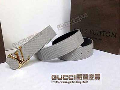 專賣店LV皮帶男士真品代買真皮頭層牛皮商務(wù)皮帶男款腰帶L427