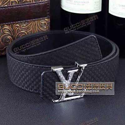 非真品代買(mǎi)LV皮帶路易威登男士女款腰帶真皮lv皮帶休閑褲帶L43043