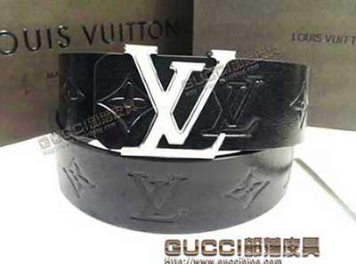 真品LV男士真皮平滑扣皮帶韓版潮時尚商務純牛皮男腰帶L43051