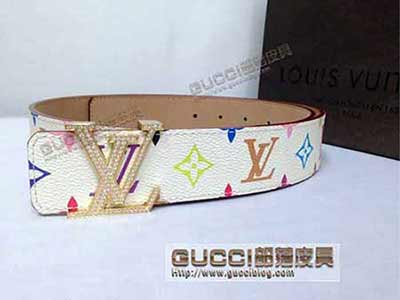 LV男士專賣店真品牌代買百搭牛皮真皮腰帶平滑扣褲帶禮盒裝L434