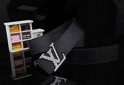 非路易威登真品代買頭層牛皮真皮平滑扣休閑商務(wù)腰帶LP49 58