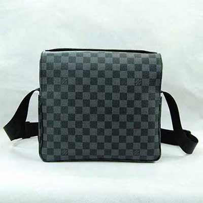 LV經典 Renzo黑格紋 男包 男士款單肩斜挎包 N51213 1