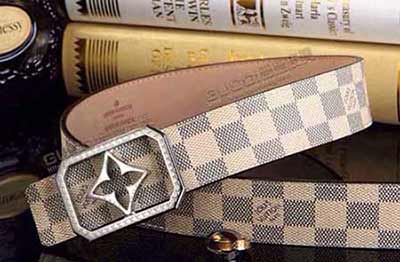 香港專賣店真品代買 字母LV字母扣真皮腰帶 L15166