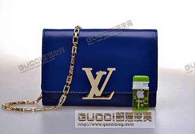 M94336藍 LV潮女包包新款全皮金鏈手包手拿包_<a href=/tag/pinpai/lywden.html target=_blank class=infotextkey>LV官網</a>女包