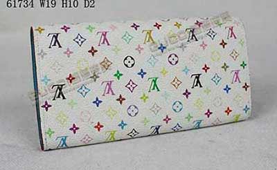 LV路易威登61734.4白配內(nèi)面蘭色錢包