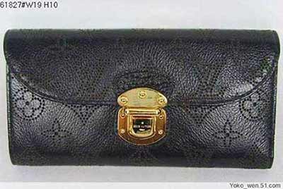 LV路易威登61827 黑色女士長(zhǎng)款錢包