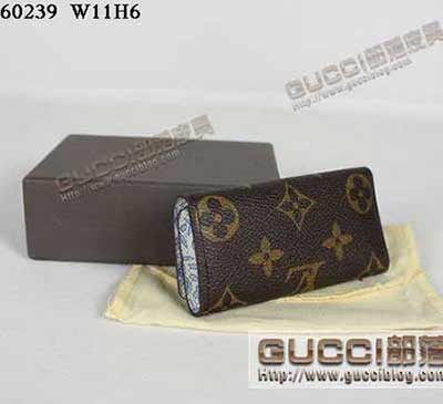 LV路易威登60239老花紋 LV老花女式長款真皮鑰匙包