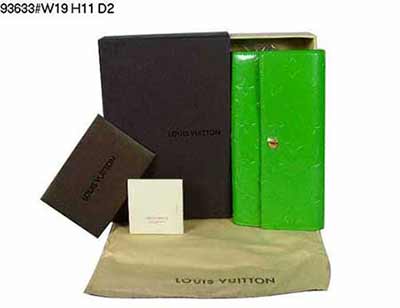 LV路易威登綠色錢包93633.3