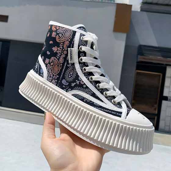 早春新款Chane.Vintage經典系列中古休閑鞋