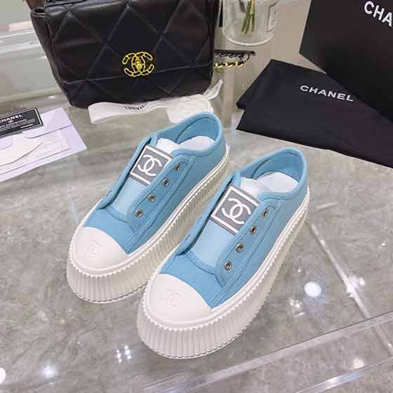 Chane Vintage 早春新款女士板鞋 中古休閑鞋