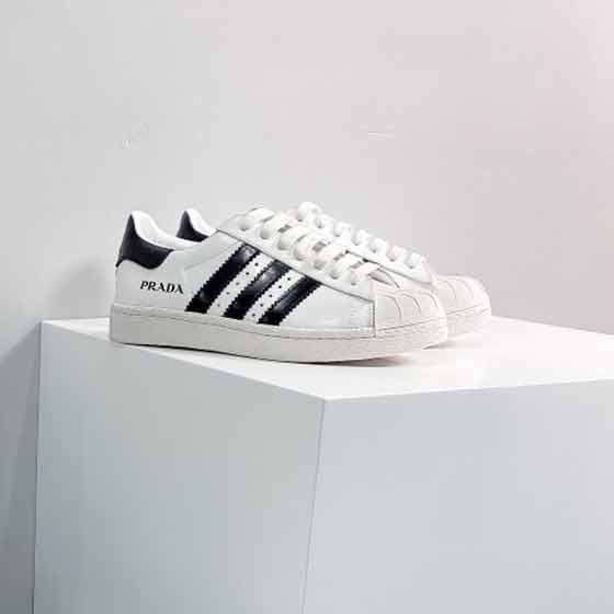 didas聯名阿迪休閑貝殼頭經典板鞋小白鞋