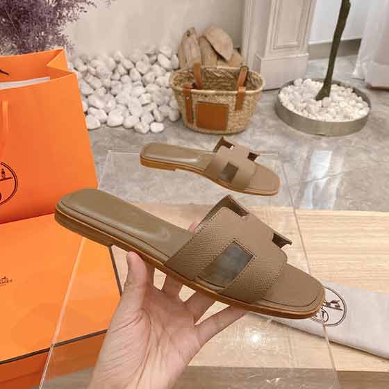 Hermès大品牌拖鞋，真皮底新色系涼拖鞋