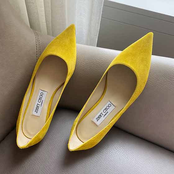 Jimmy Choo低跟淺口女鞋，街拍淺口女鞋！