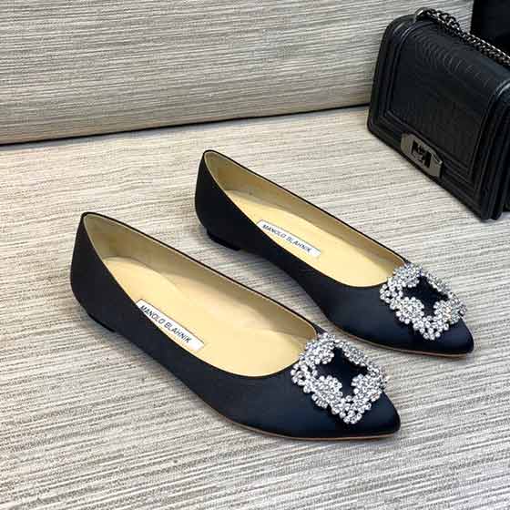 歐洲站Manolo Blahnik真皮女鞋 