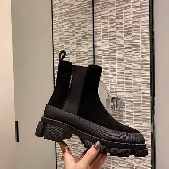 Both高幫鞋女鞋，舒適切爾西靴，新款