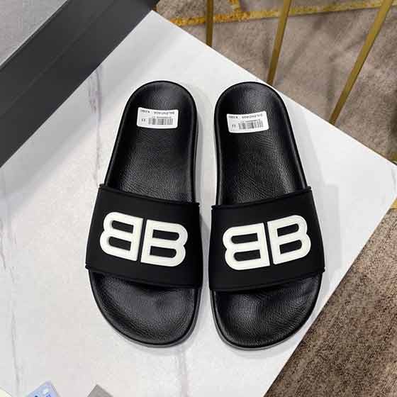 寺庫網(wǎng)名品周雨彤宋祖兒同款巴黎世家雙B拖鞋夜光精靈系列