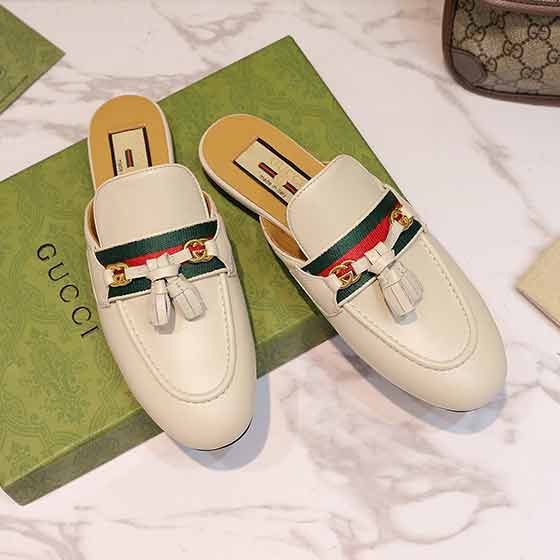 運動鞋折扣網古奇原版經典雙G字母交織馬銜扣女鞋