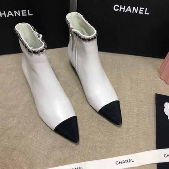 小香萬年經典大品牌女鞋牛皮中筒