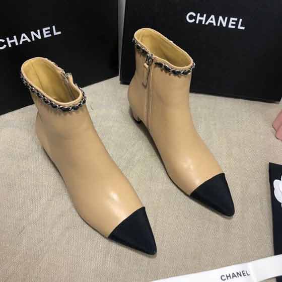 大品牌同款全皮尖頭方跟冬季頭層