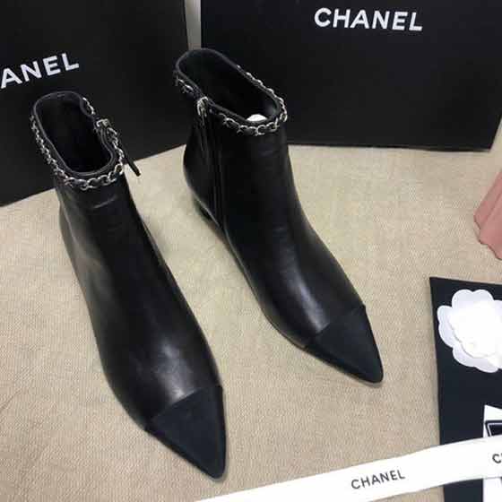 秋冬新款歐美大品牌粗高跟尖