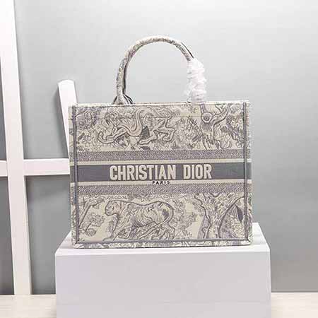 迪奧tote小號灰色復古風實用型女