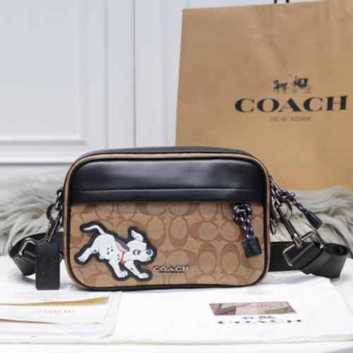 Coach Disney聯名2020新款斑點狗相機包91498