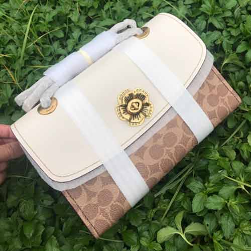 蔻馳女包經典款原單鏈條單肩斜挎女包30585