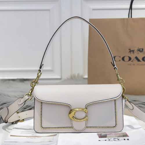 百搭又時尚新款蔻馳女包，珠鏈TABBY 26號單肩包 7168