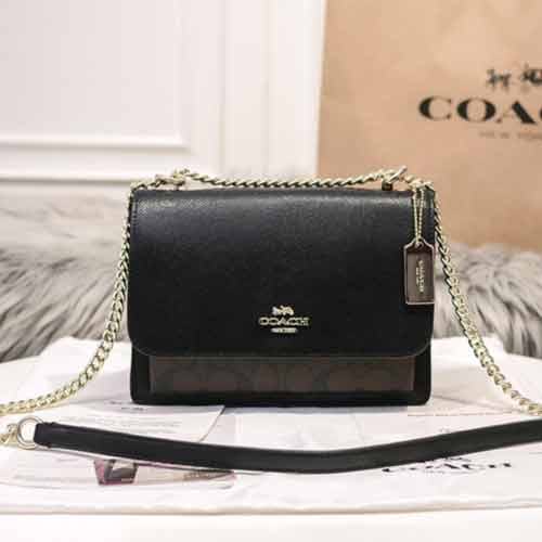 蔻馳新款小方包90635 時尚風琴外形挺闊