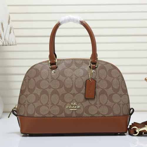 coach經典款印花logo小號貝殼包37232