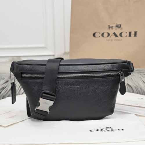 Coach蔻馳Grade男士雙拉鏈新款腰包 141