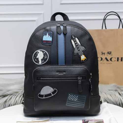 蔻馳男雙肩包，宇宙太空款雙肩包28313