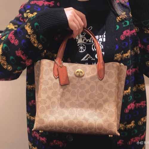 Coach新款小號Willow托特包c8562