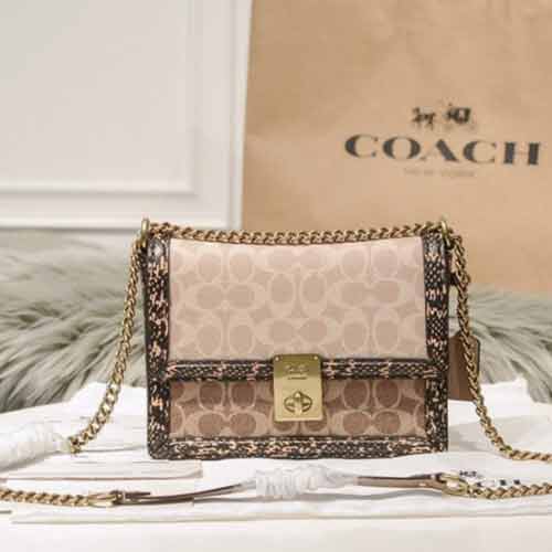 coach蔻馳超火經典的Hutton哈頓小方包89068來啦！