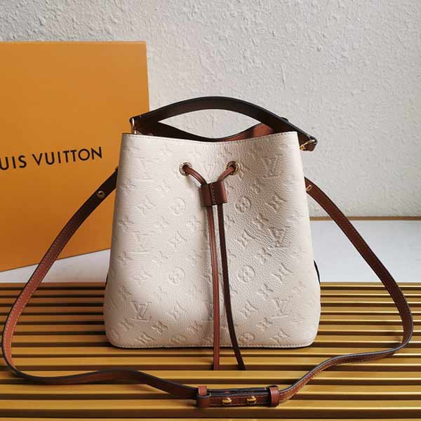 lv老花水桶包 首發壓紋皮NéoNo