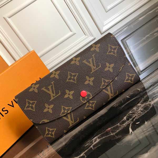 訂制五金lv女士新款包包豆豆包 Emilie錢夾M60696