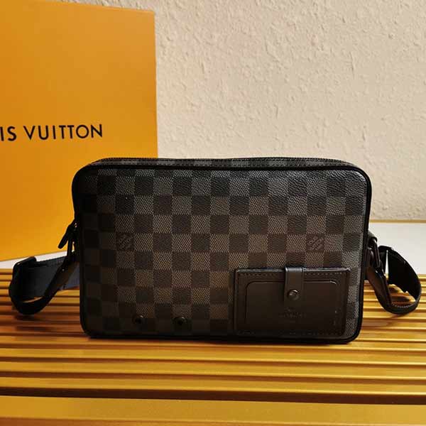 lv官網男包 經典Damier Graphite