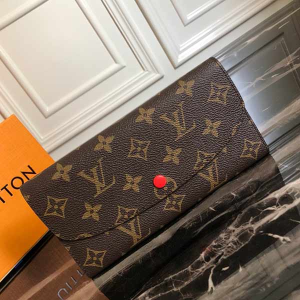 設(shè)計華美功能實用lv Emilie錢夾 