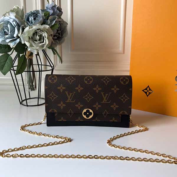 LV專柜品質鏈條錢夾M67404紫紅 M