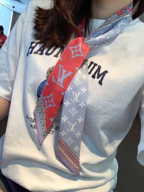 LV新雙層束發帶綁帶.領結.飄帶