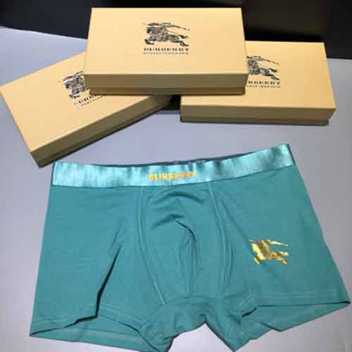 巴寶莉內(nèi)褲官網(wǎng)同步大品牌大彈力平角褲 男士內(nèi)褲 三