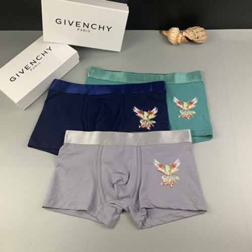 紀(jì)梵希舒雅男士內(nèi)褲高等系列純色簡約大品牌中腰平角