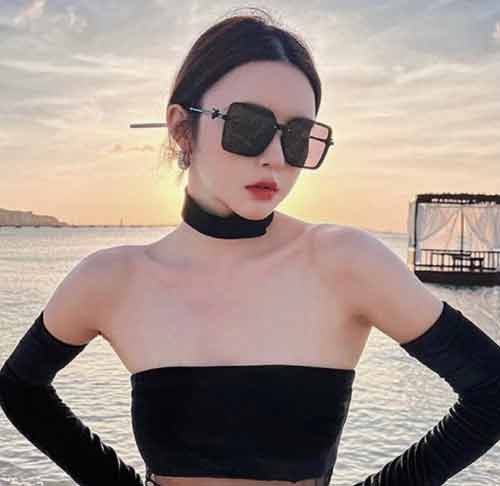 高等奢華典范女士時(shí)尚太陽鏡卡地亞女款板材原單太陽