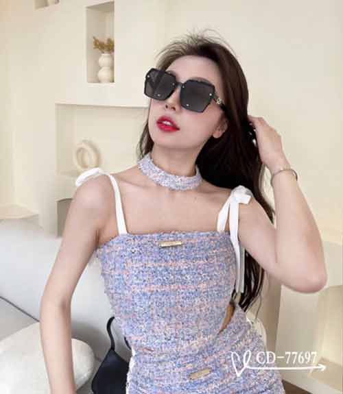 迪奧新款太陽鏡女潮時(shí)尚復(fù)古鏡大框駕駛太陽眼鏡潮墨鏡