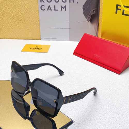 品牌FENDI新款GM韓版墨鏡女高等夏時尚偏光復古太陽鏡