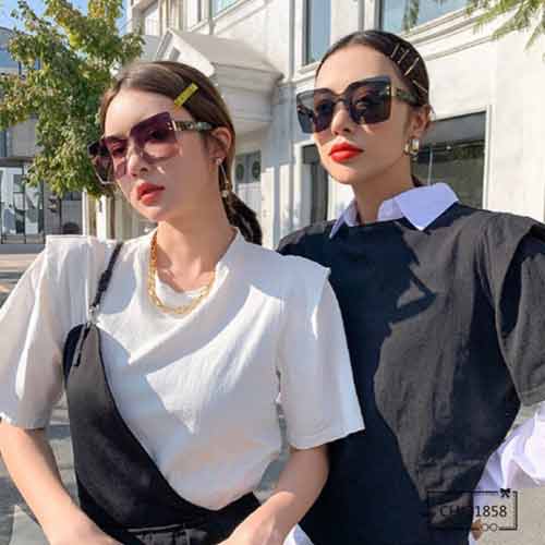 香奈女士大品牌黑框太陽鏡進口板材偏光鏡開車休閑蛤蟆眼鏡